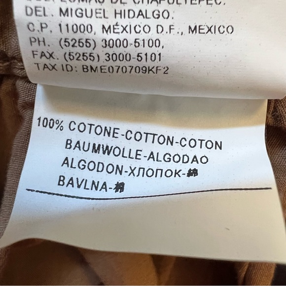 United Colors Of Benetton 100% Cotton Brown Full Skirt - Picture 7 of 9